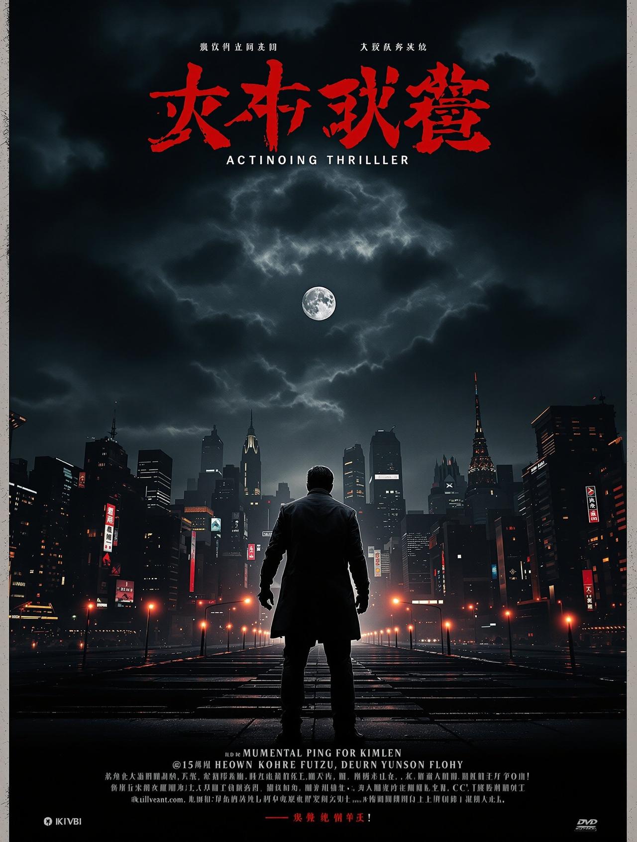 天马影院出品悬疑刑侦作品《暗夜追凶》高清海报